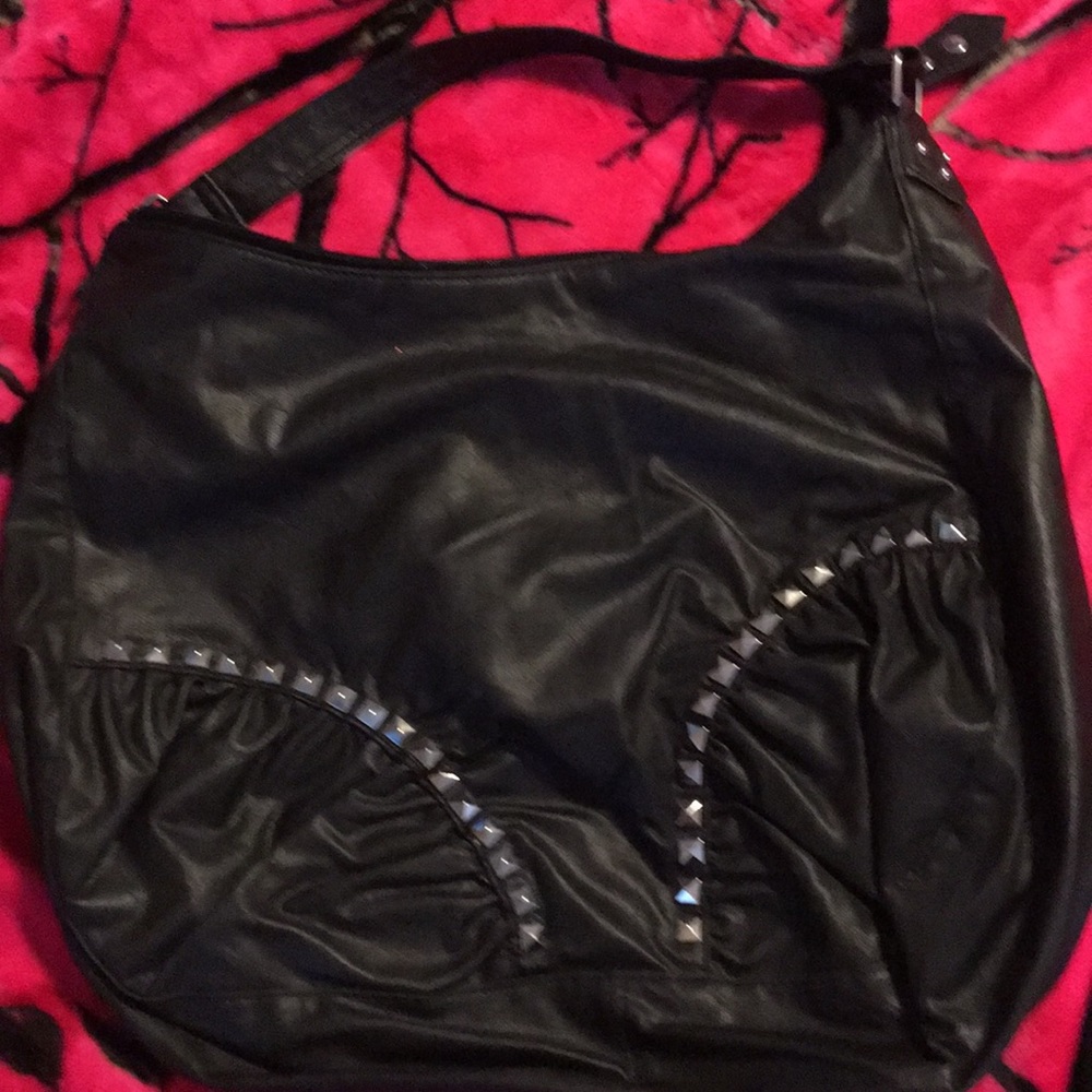 Black hobo bag